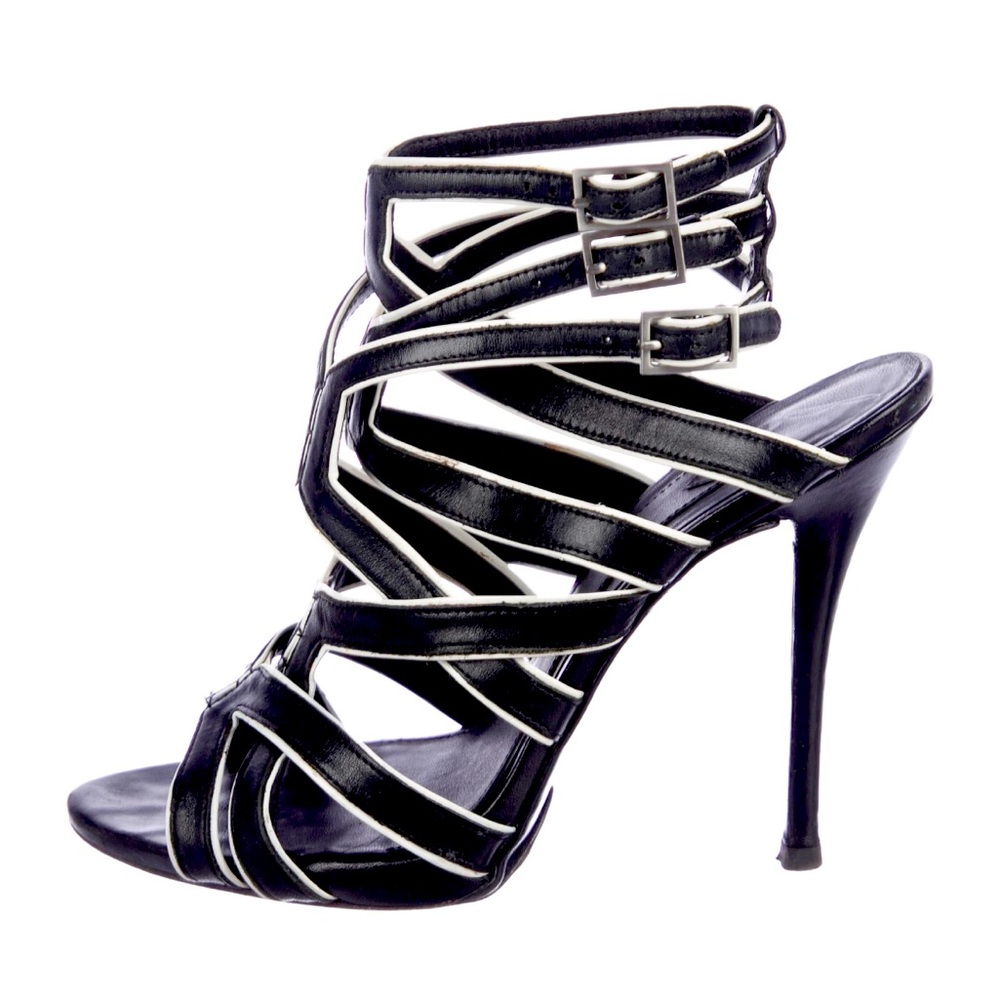 B Brian Atwood Caged Sandals